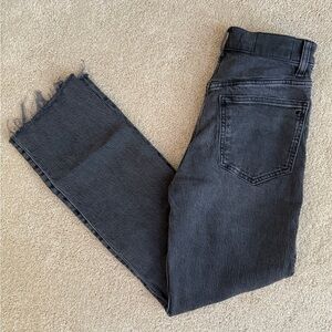 Madewell Woman’s Denim Straight Jeans in Black